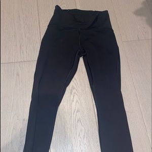 black lulu lemon leggings